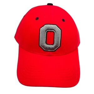 Top of the World Ohio State Buckeyes Hat Red One-Fit NCAA Embroidered Cap O Logo